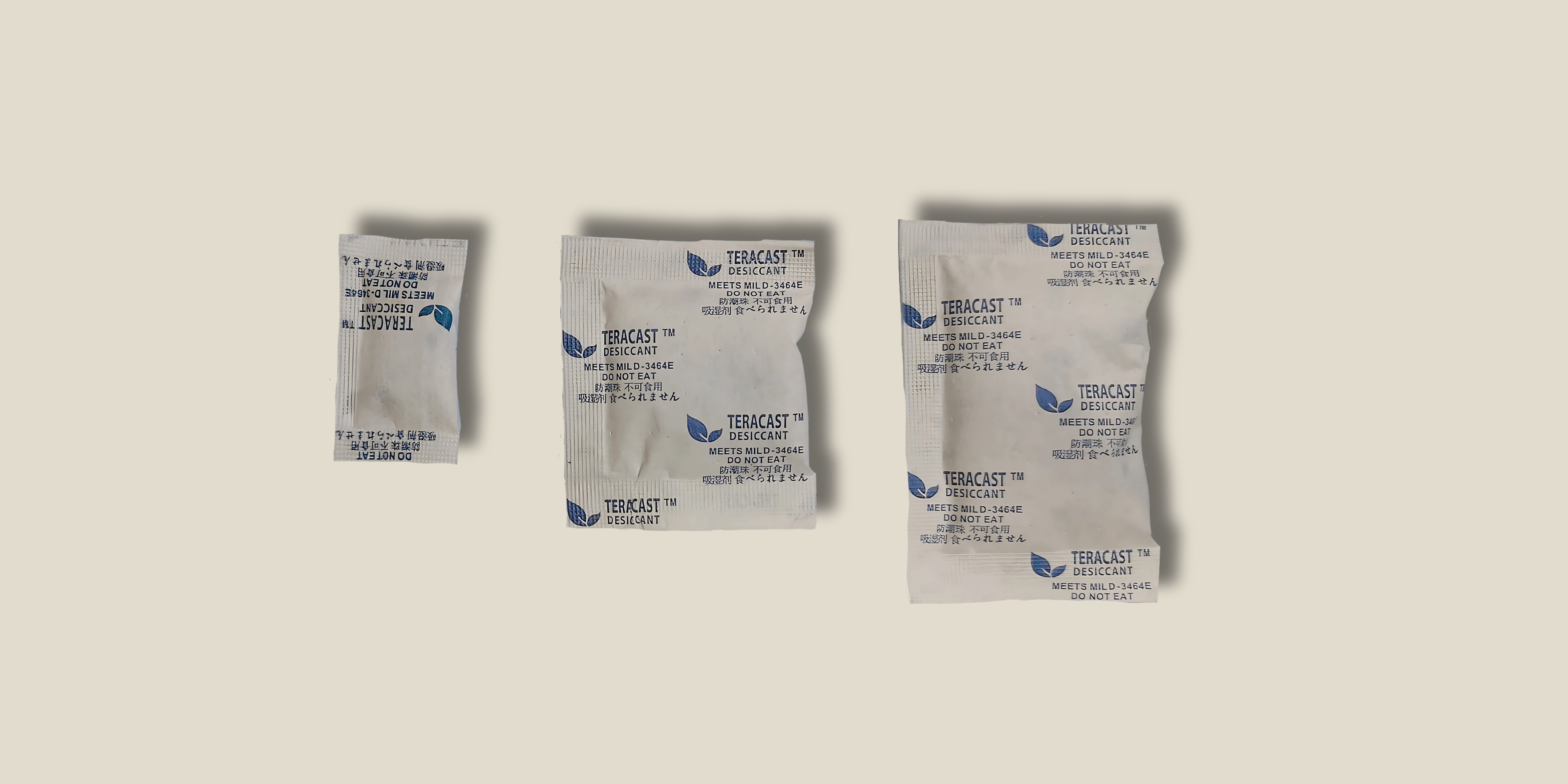 Silica gel (One way paper packing).